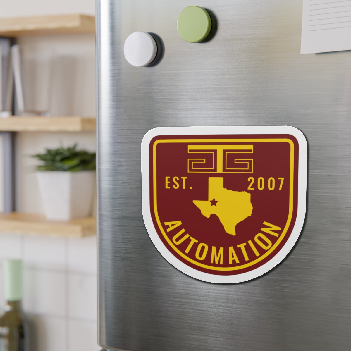 GTG Badge Die-Cut Magnets