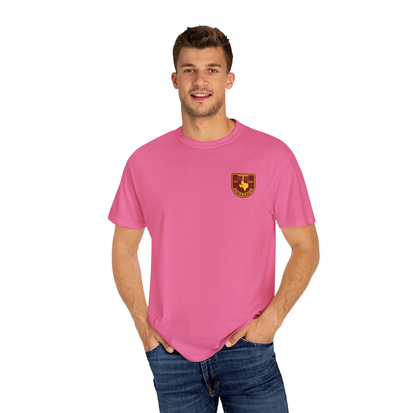 Volts Wagon GTG Automation Color Badge Logo T-shirt