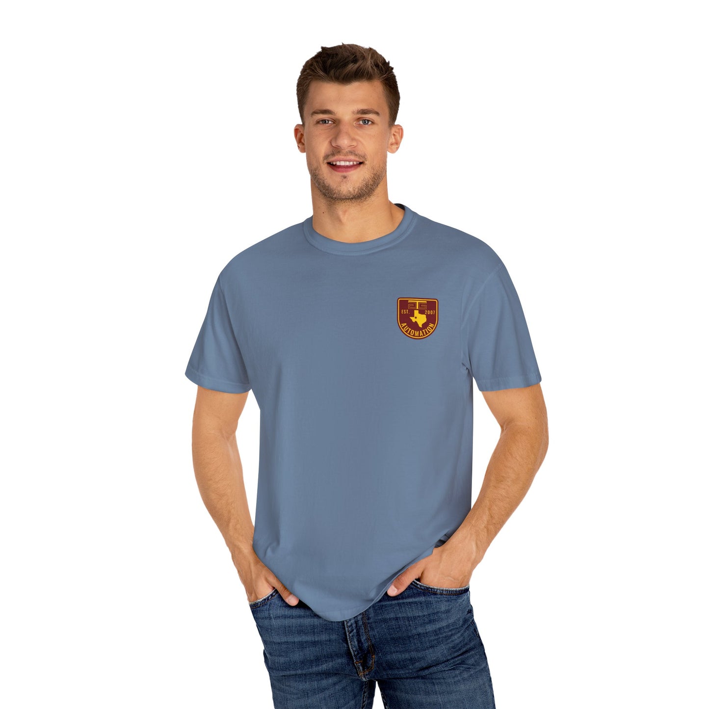 Volts Wagon GTG Automation Color Badge Logo T-shirt