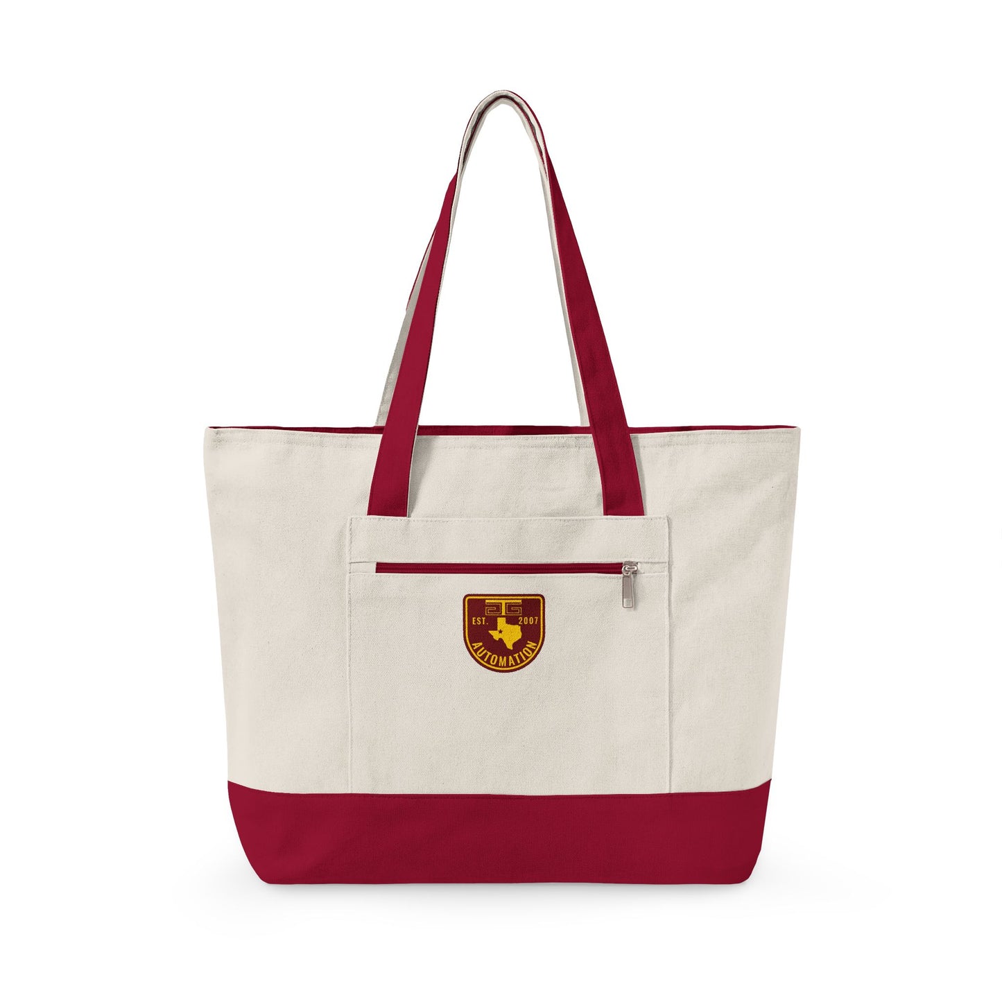 GTG Automation Zippered Canvas Tote