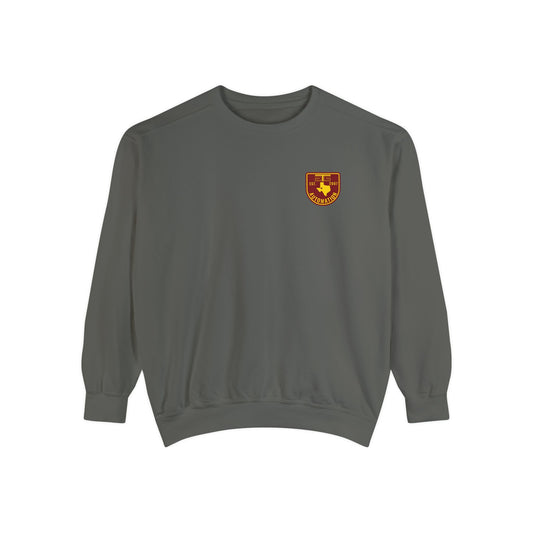 GTG Color Badge Logo Unisex Garment-Dyed Sweatshirt