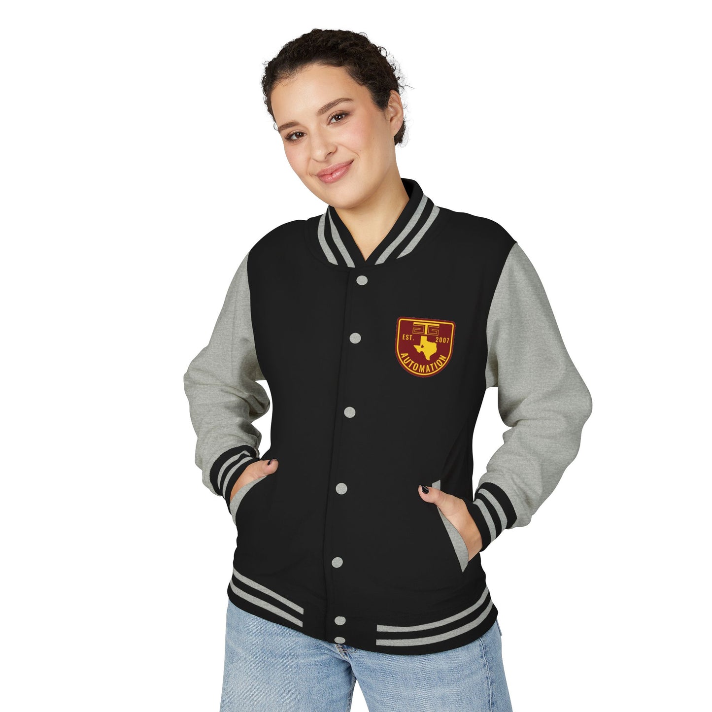 GTG Badge Unisex Heavyweight Letterman Jacket