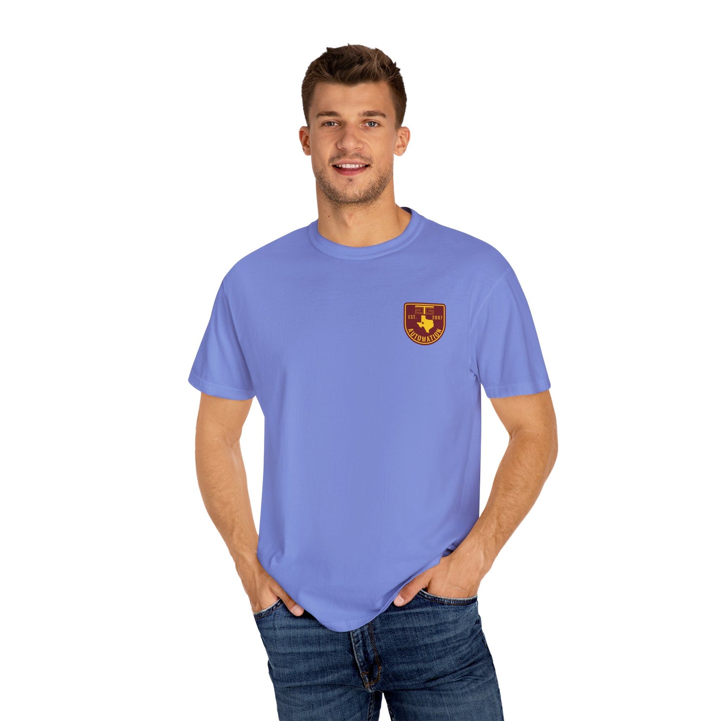Volts Wagon GTG Automation Color Badge Logo T-shirt
