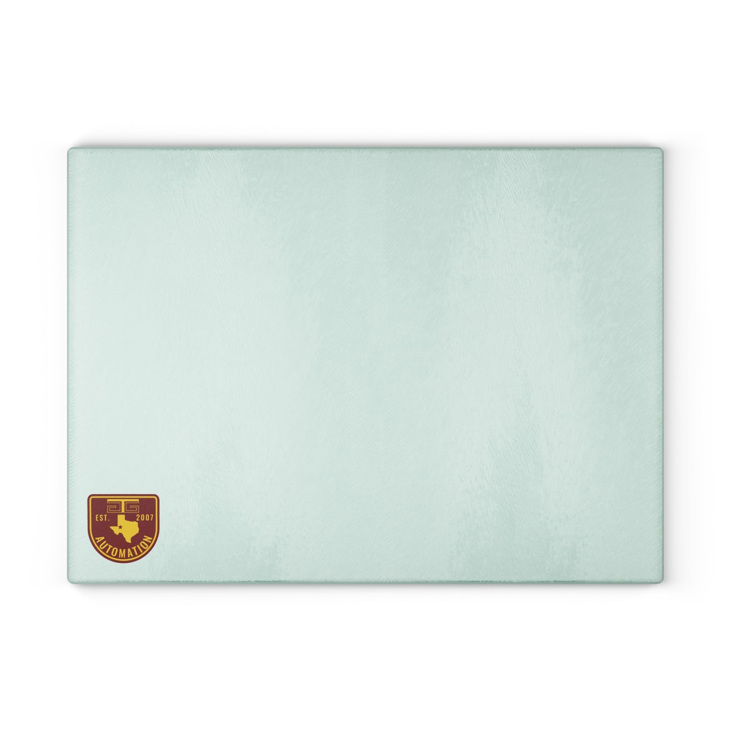 GTG Badge Logo Glass Cutting Board