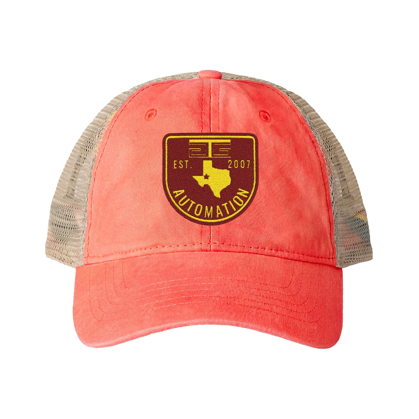 GTG Automation Women's Washed Mesh-Back Cap