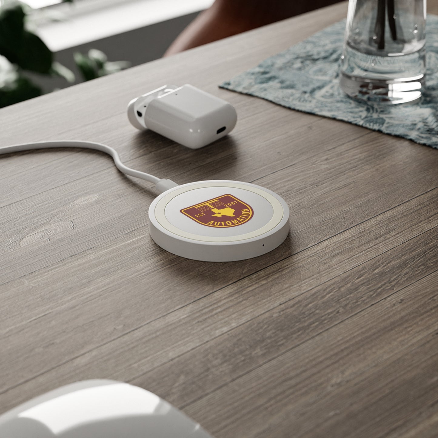 GTG Badge Logo Quake Wireless Charging Pad