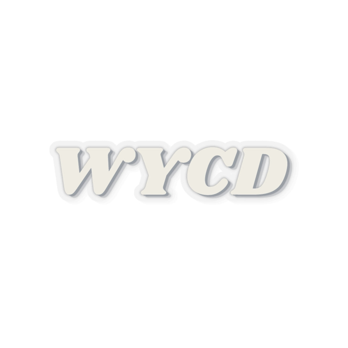WYCD Kiss-Cut Stickers