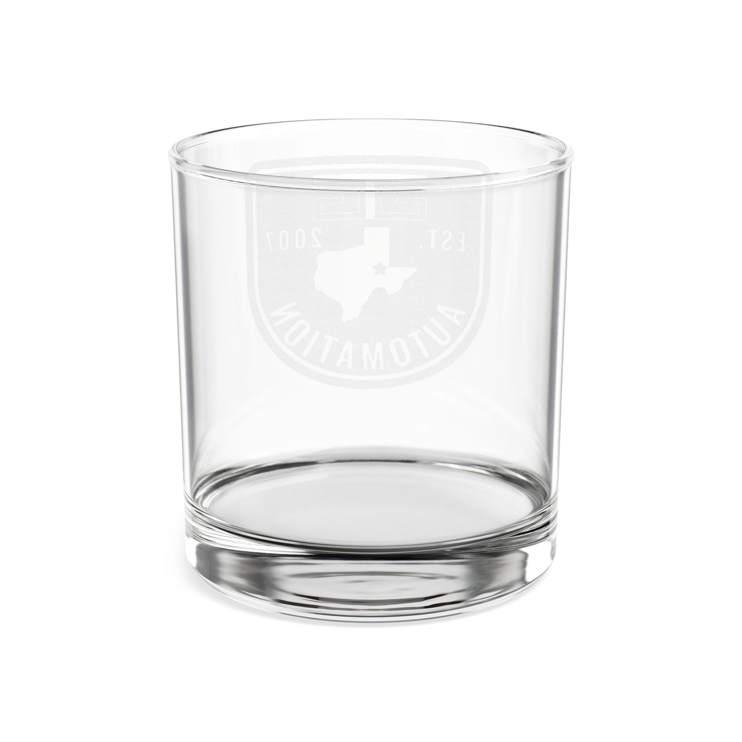 GTG Automation Whiskey Glass, 10.5oz (Engraving)