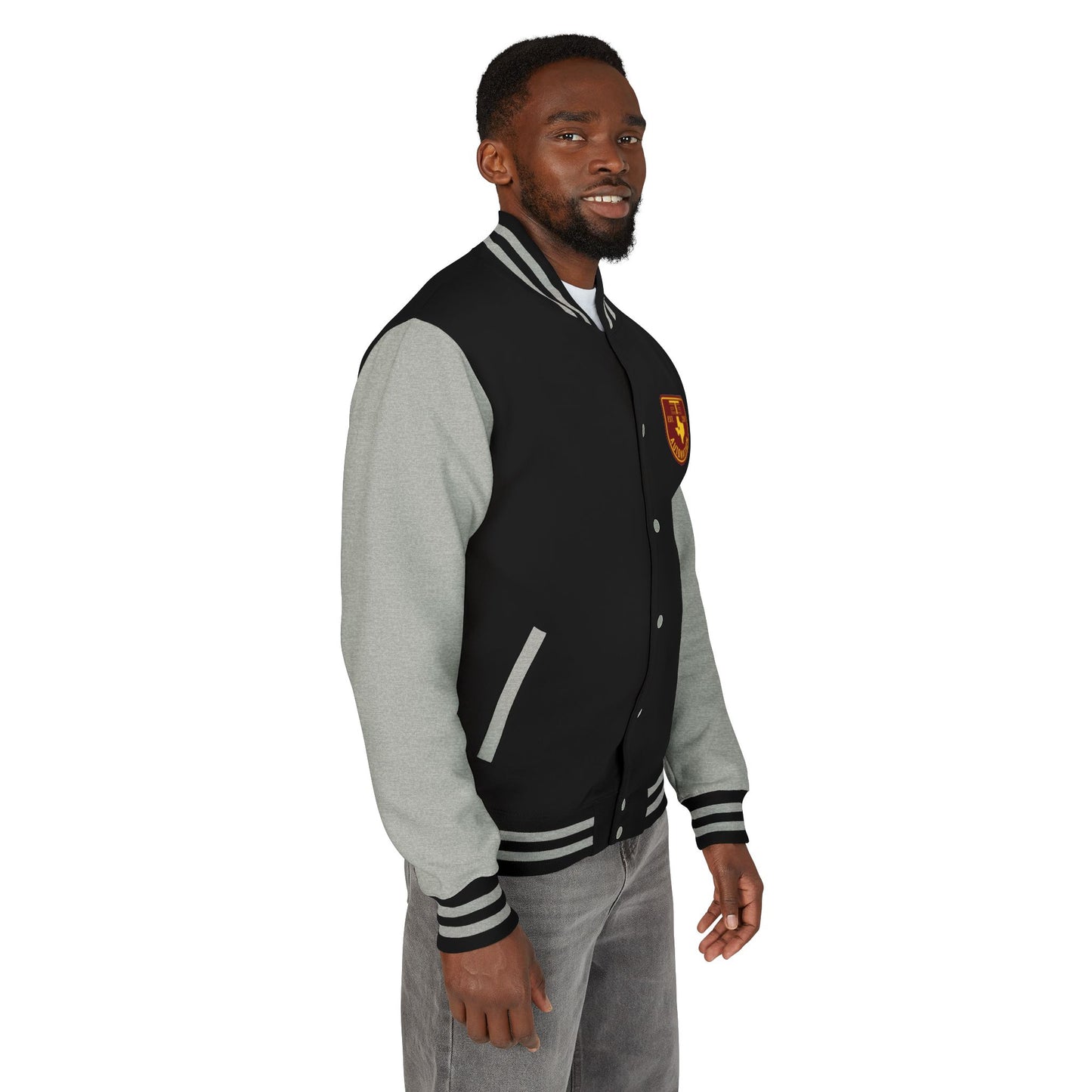 GTG Badge Unisex Heavyweight Letterman Jacket