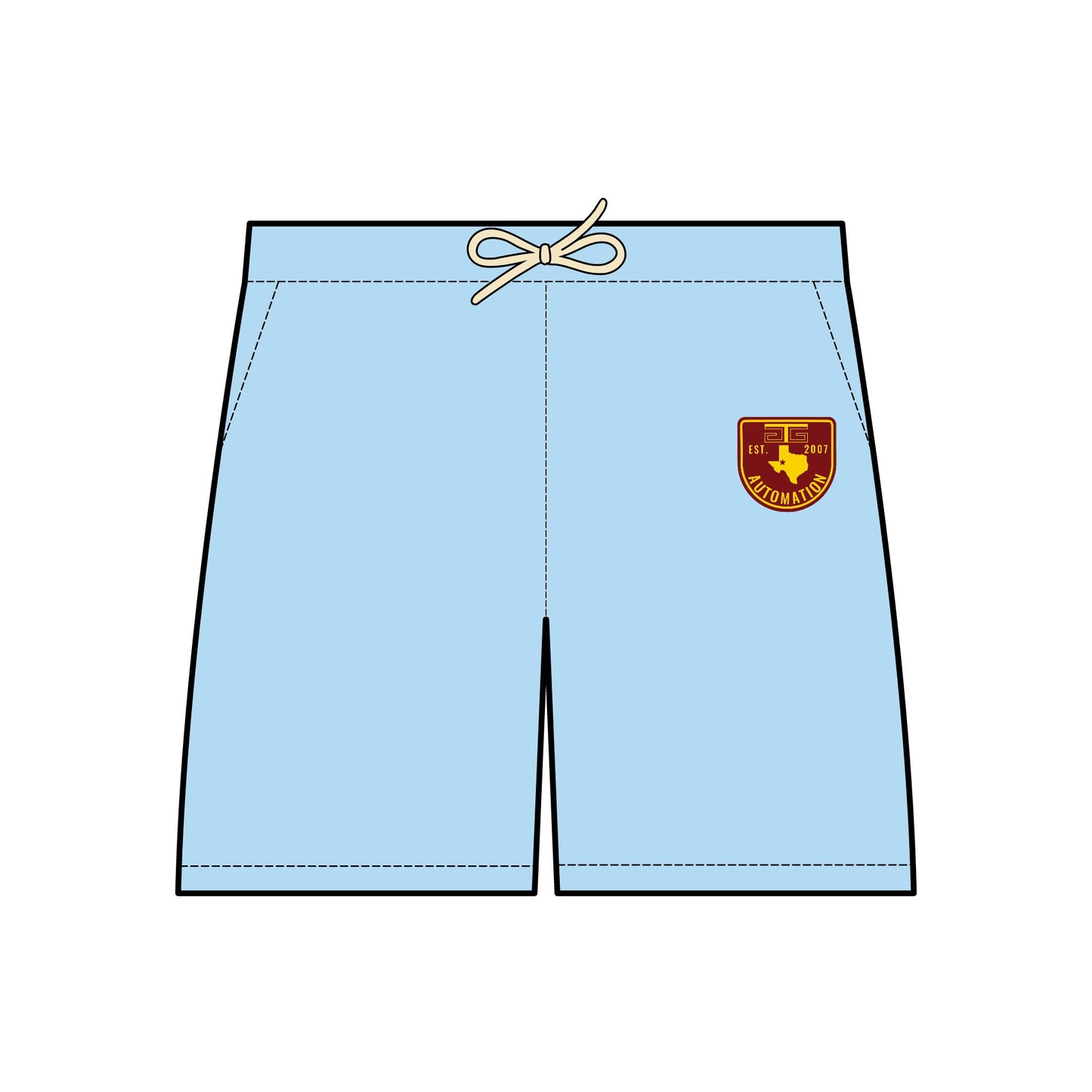 GTG Badge Logo Unisex Garment-Dyed Lightweight Fleece Sweat Shorts