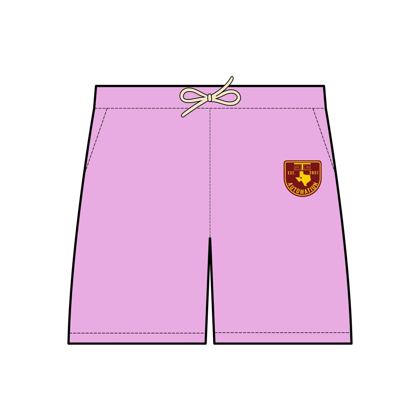 GTG Badge Logo Unisex Garment-Dyed Lightweight Fleece Sweat Shorts
