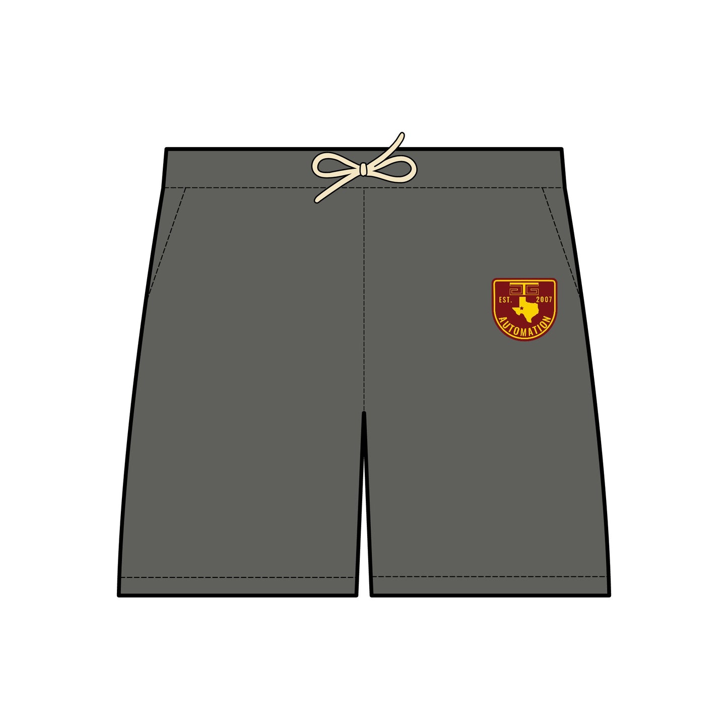 GTG Badge Logo Unisex Garment-Dyed Lightweight Fleece Sweat Shorts