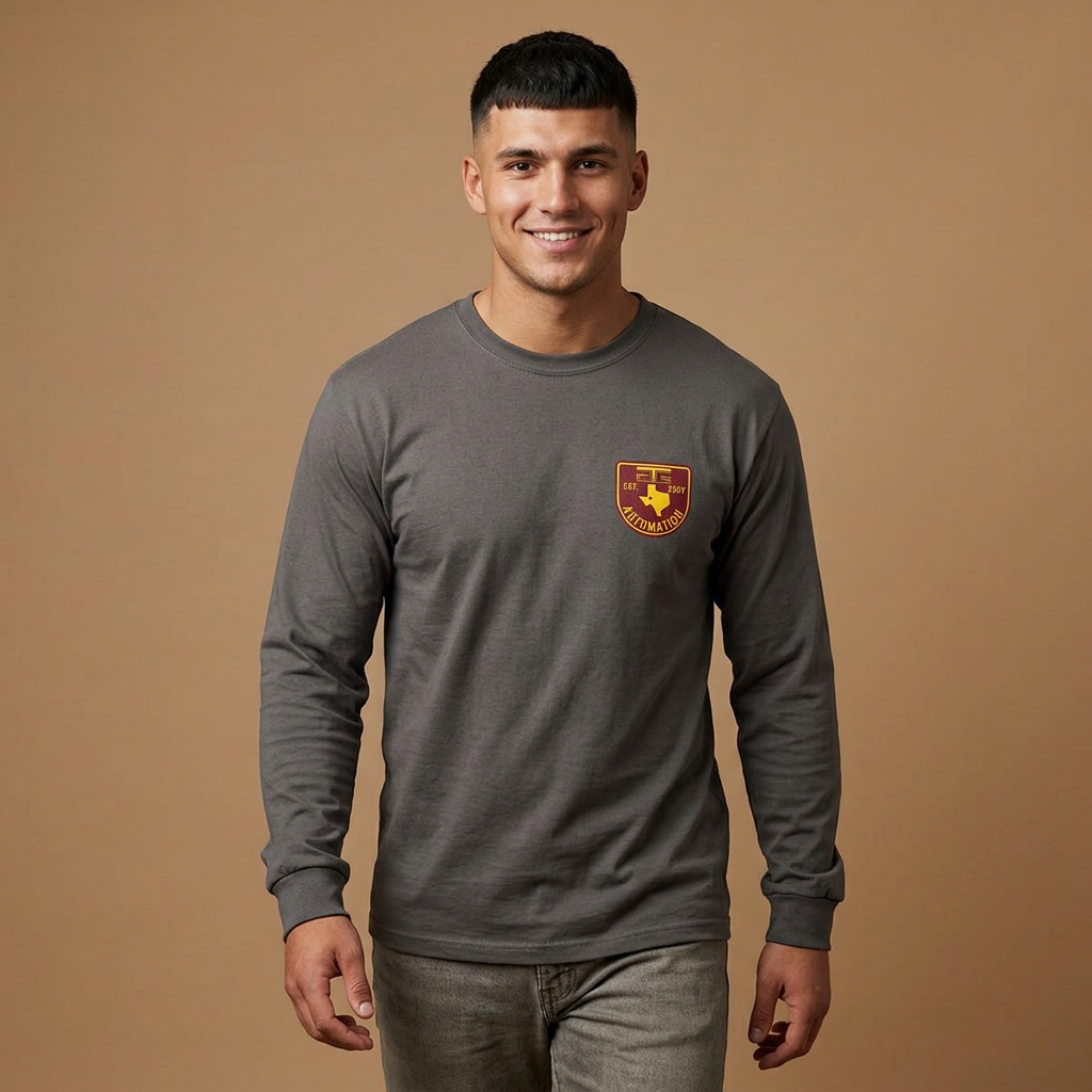 GTG Badge Long Sleeve Heather Colorblock Contender Tee