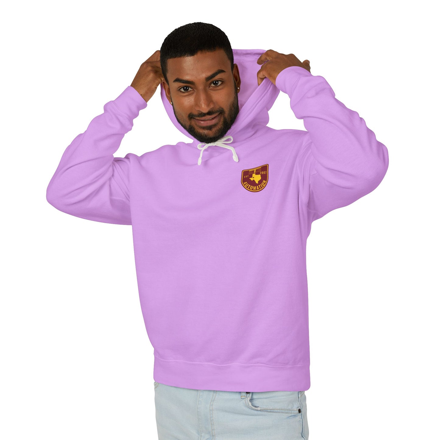 GTG Badge Logo Unisex Lightweight Hooded Sweatshirt