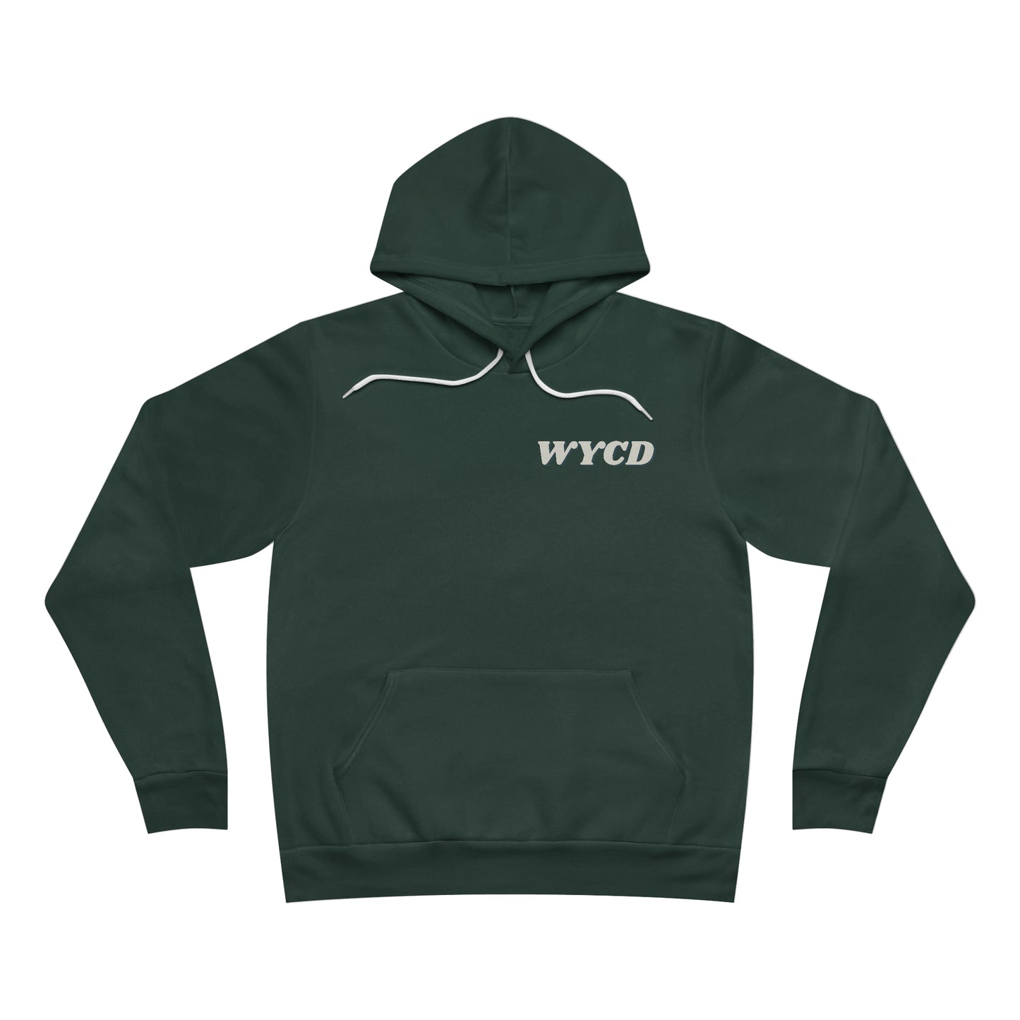 Not Perfect Just Forgiven WYCD Logo Unisex Garment-Dyed Hoodie