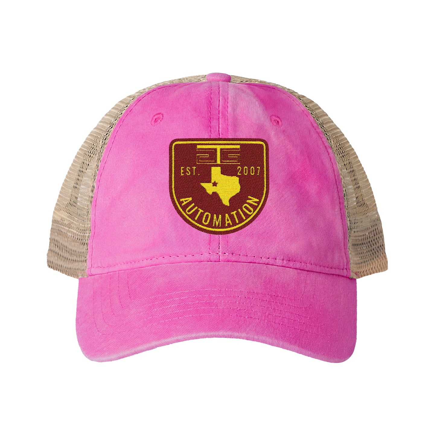 GTG Automation Women's Washed Mesh-Back Cap
