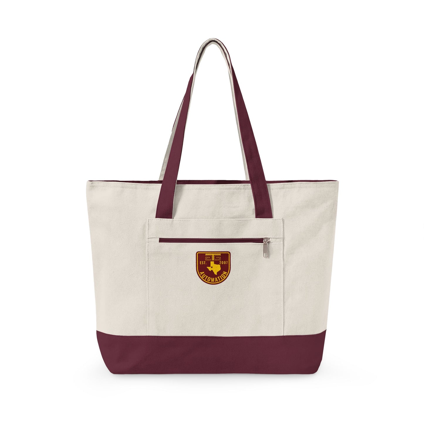 GTG Automation Zippered Canvas Tote