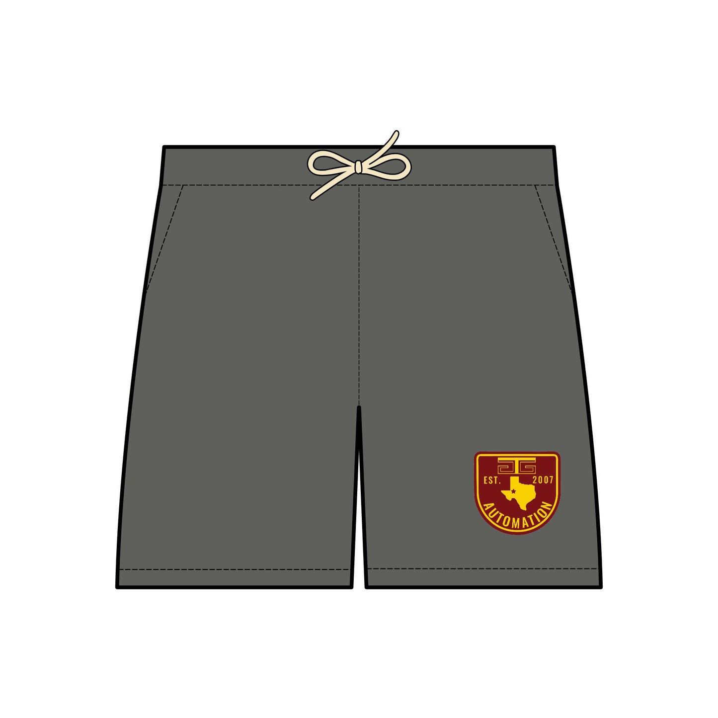 GTG Automation Unisex Garment-Dyed Lightweight Fleece Sweat Shorts