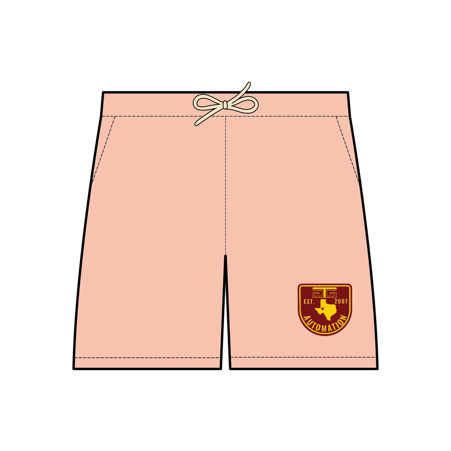 GTG Automation Unisex Garment-Dyed Lightweight Fleece Sweat Shorts