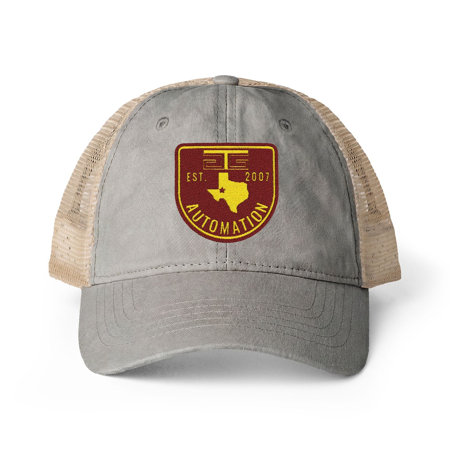 GTG Automation Women's Washed Mesh-Back Cap