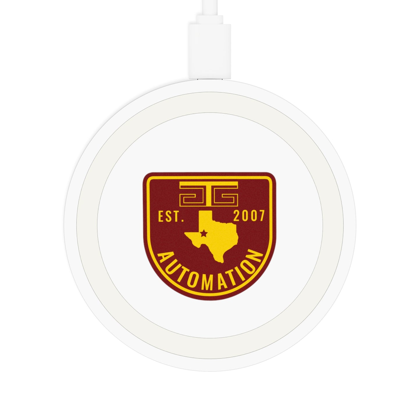 GTG Badge Logo Quake Wireless Charging Pad