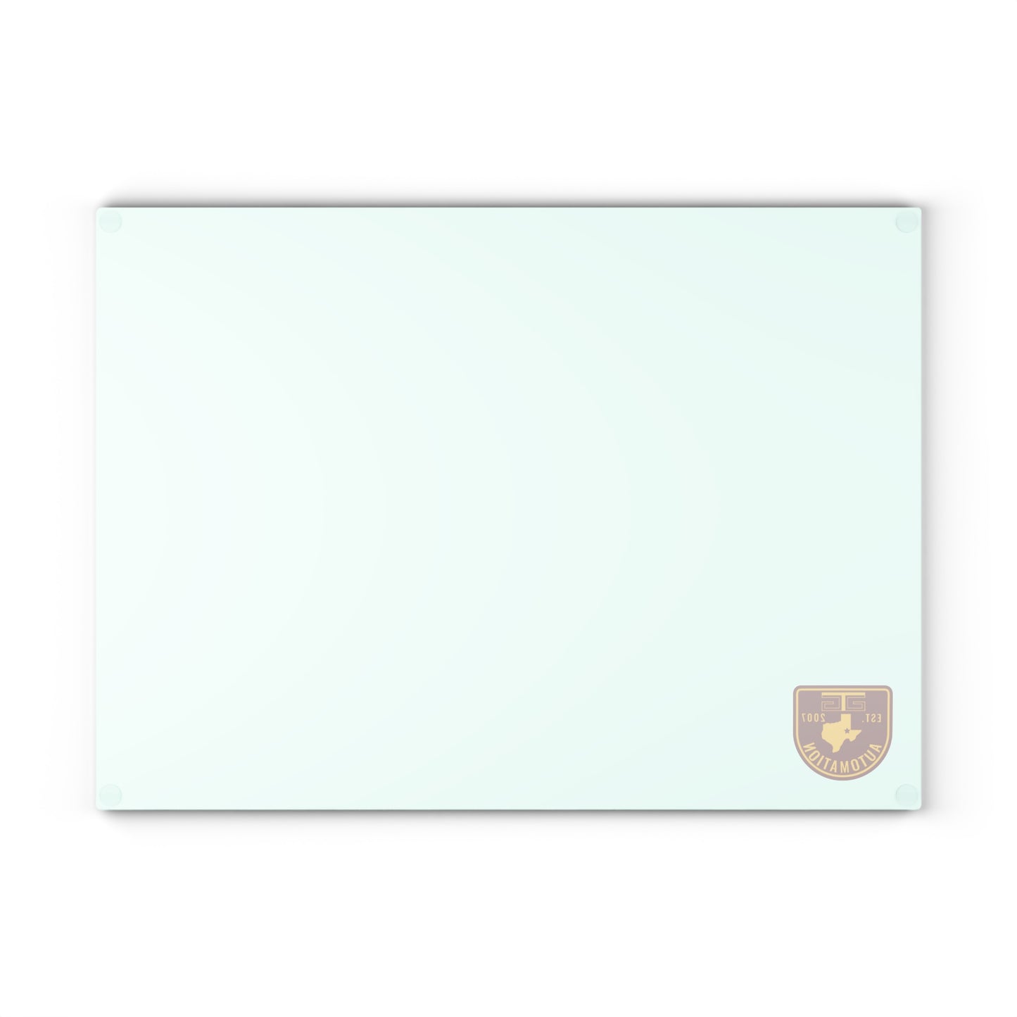 GTG Badge Logo Glass Cutting Board