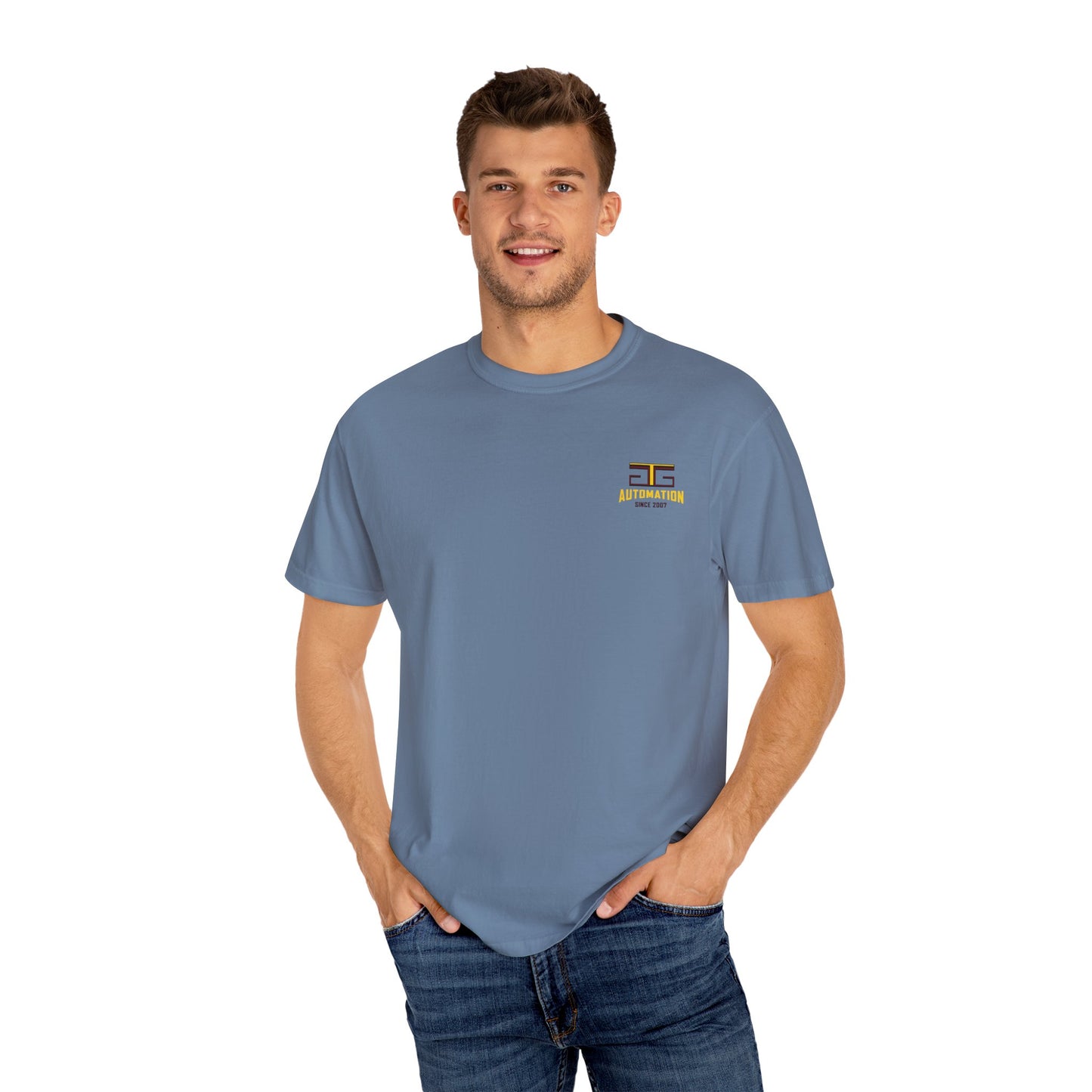 Call A Plumber GTG Automation Color Badge Logo T-shirt