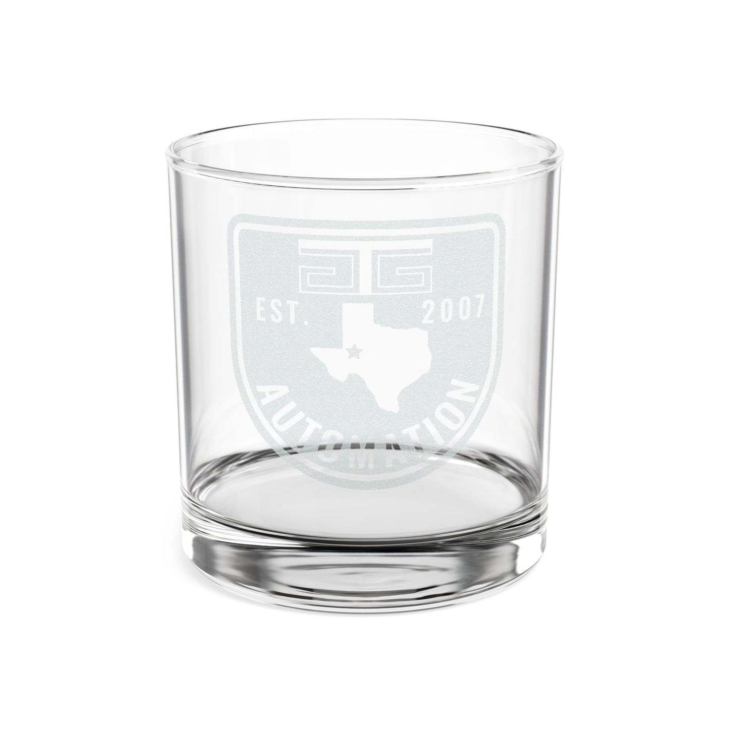 GTG Automation Whiskey Glass, 10.5oz (Engraving)
