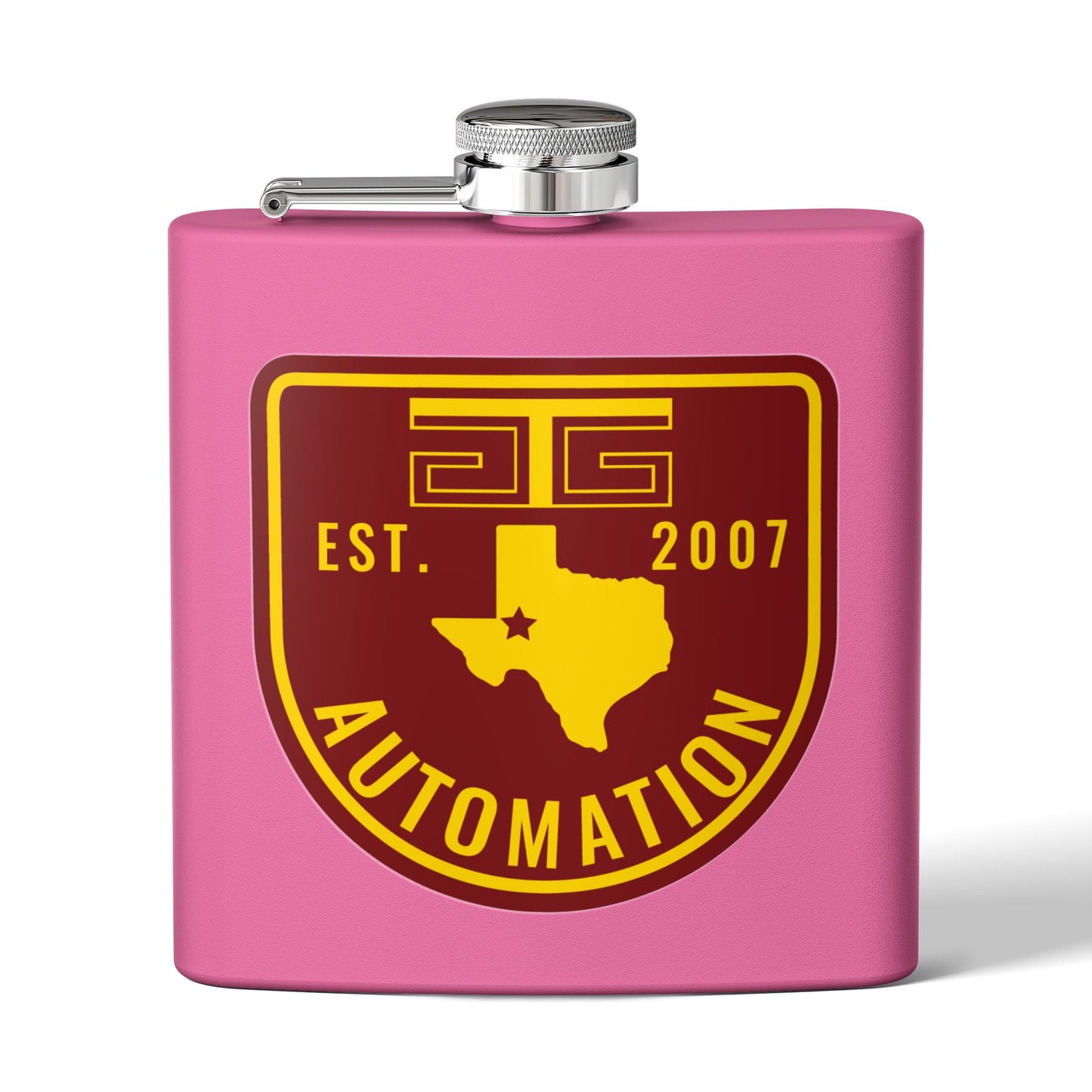GTG Automation Stainless Steel Flask, 6oz
