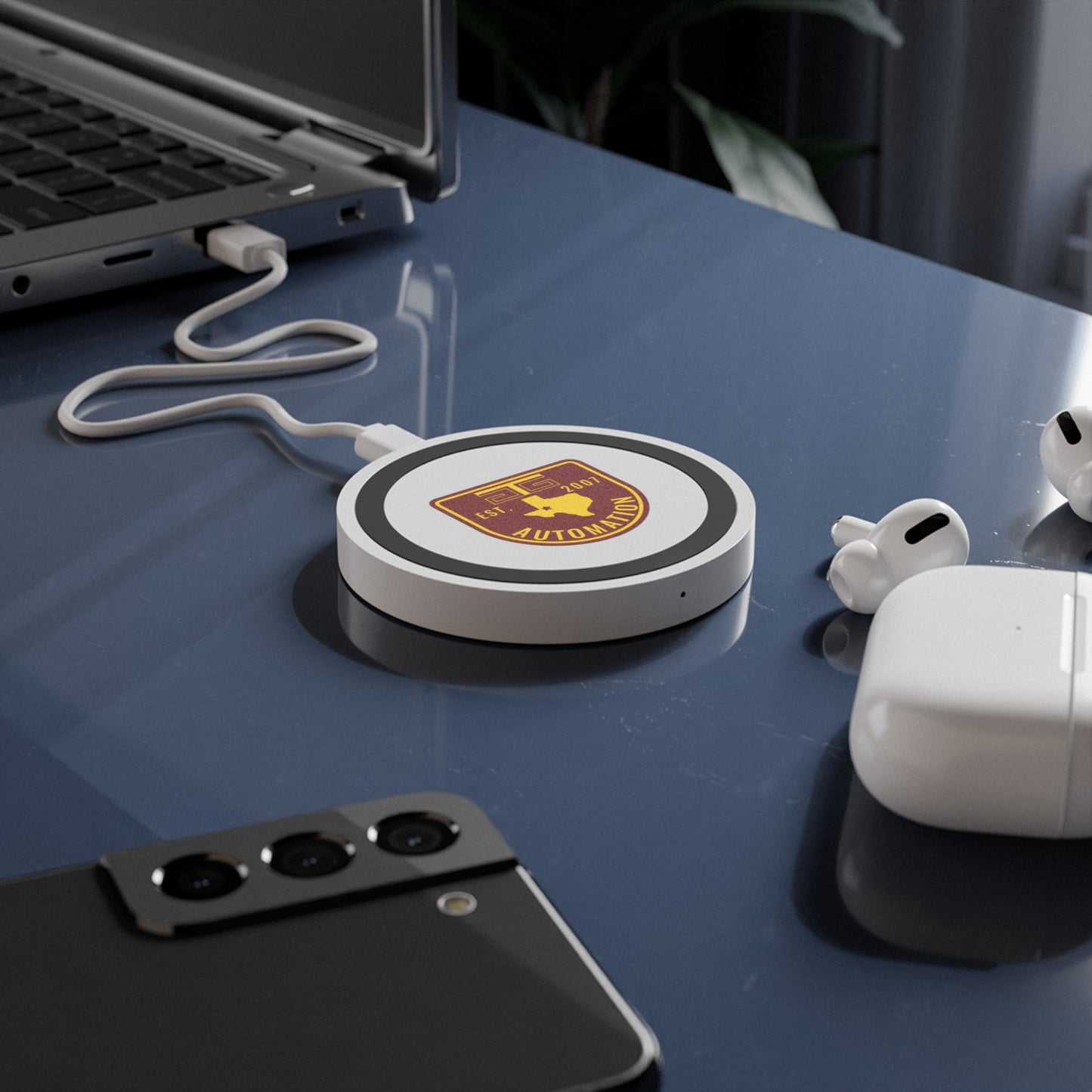 GTG Badge Logo Quake Wireless Charging Pad