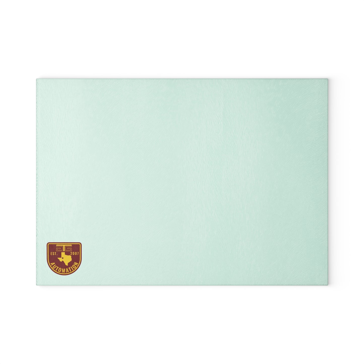 GTG Badge Logo Glass Cutting Board