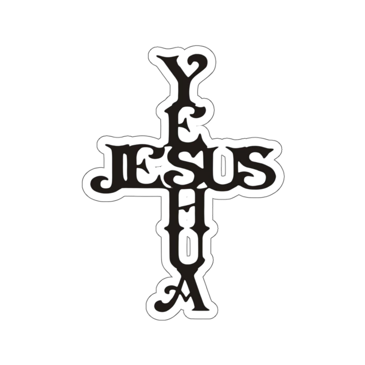 WYCD Cross Kiss-Cut Stickers