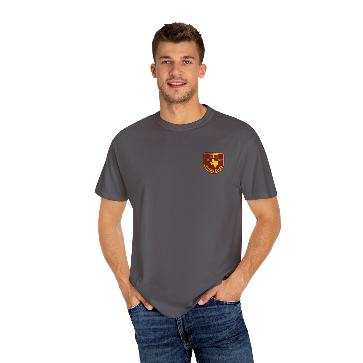 Volts Wagon GTG Automation Color Badge Logo T-shirt