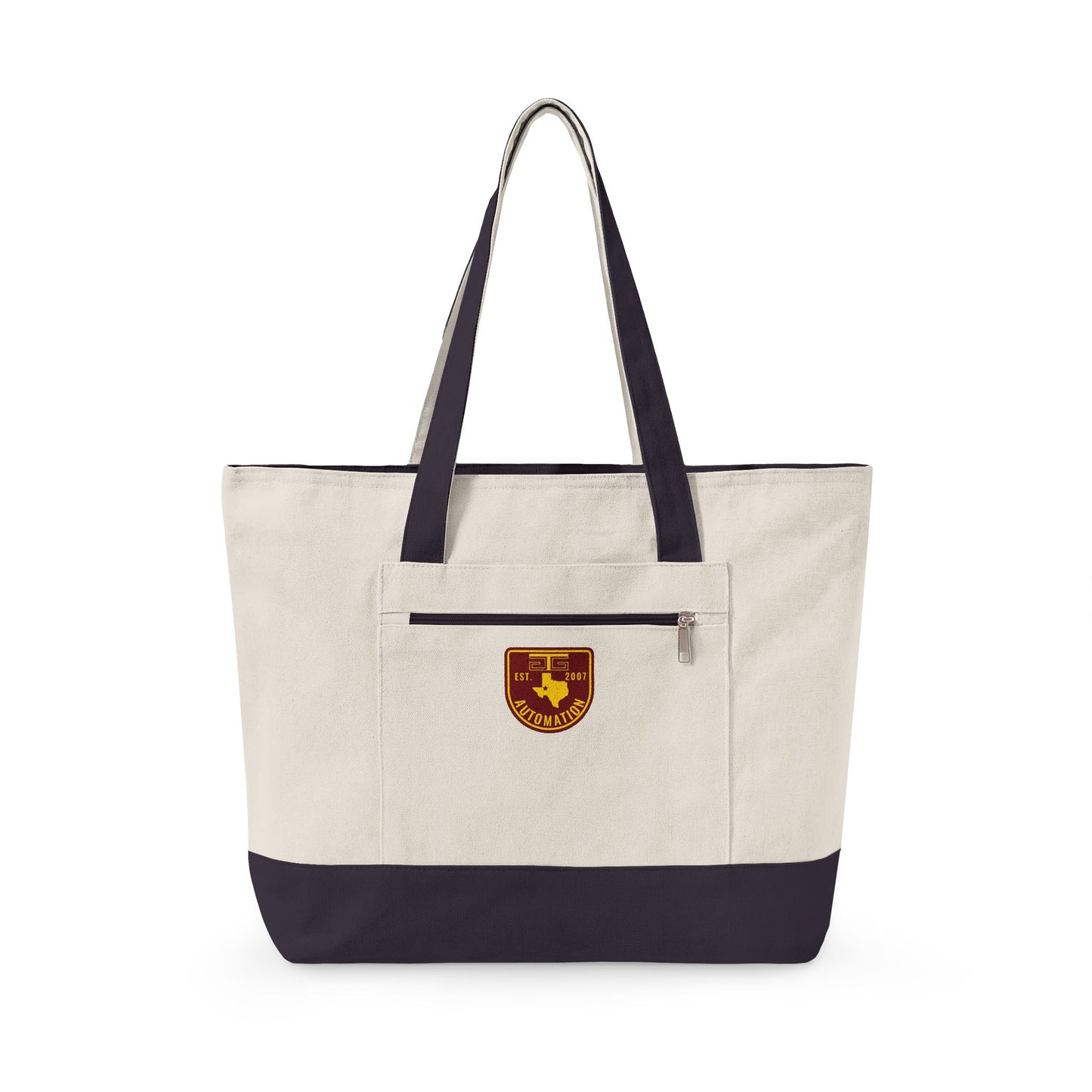 GTG Automation Zippered Canvas Tote