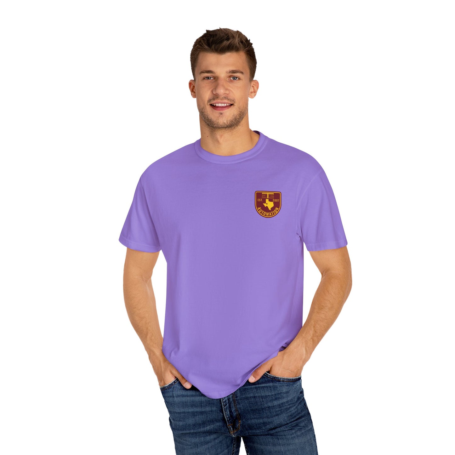 Volts Wagon GTG Automation Color Badge Logo T-shirt
