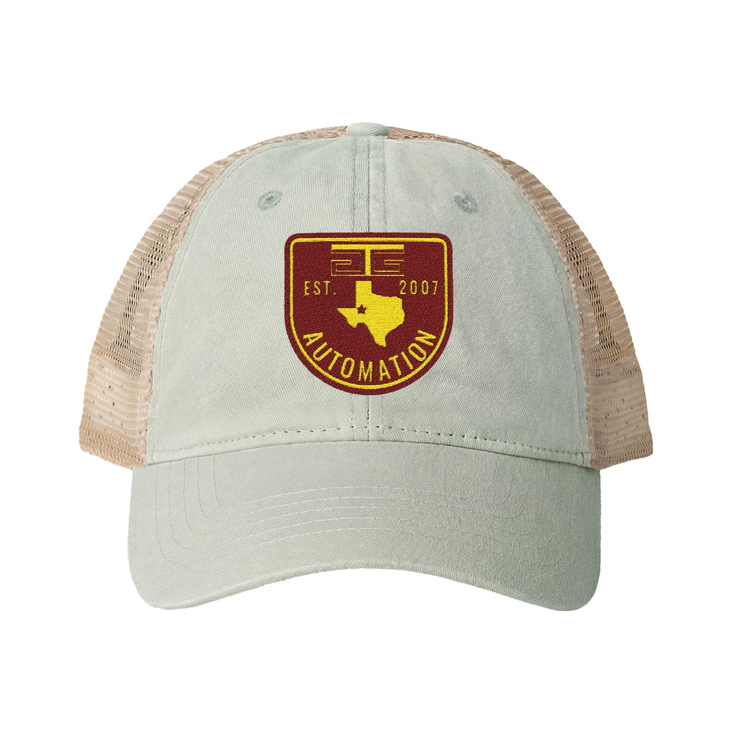 GTG Automation Women's Washed Mesh-Back Cap