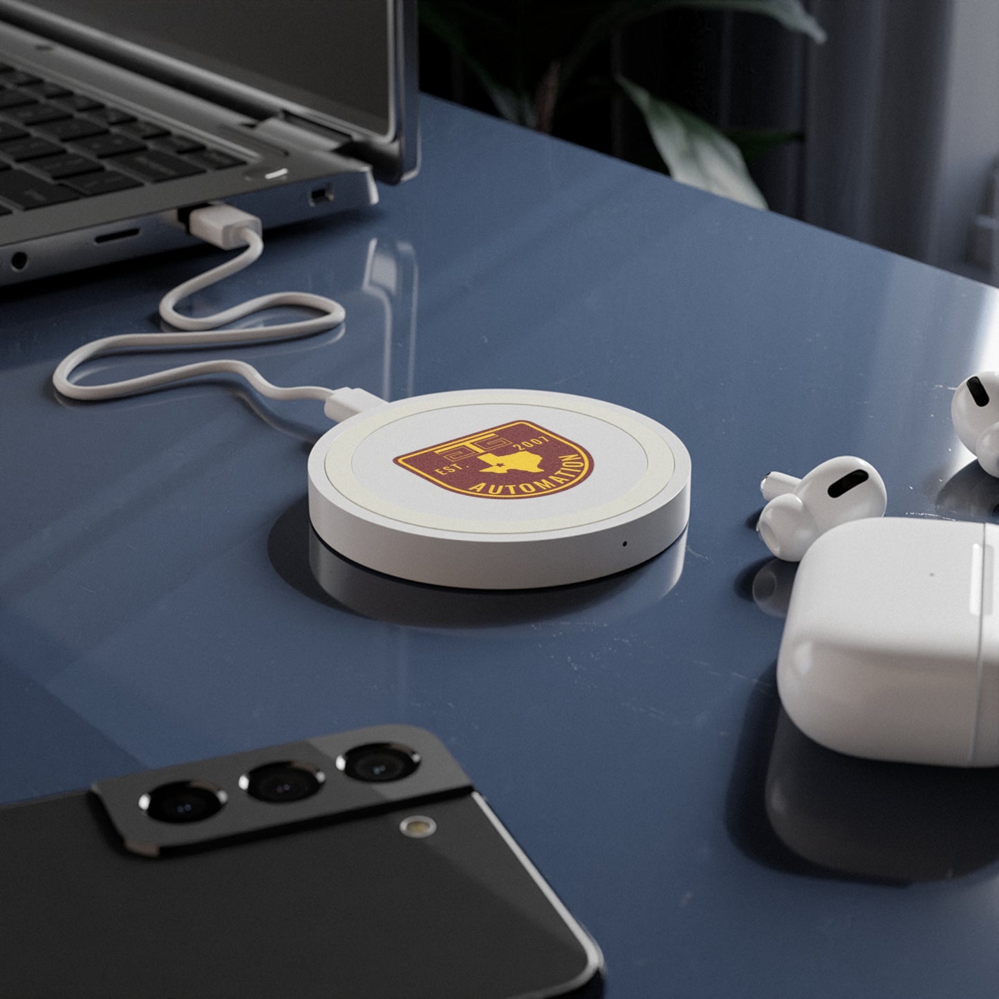 GTG Badge Logo Quake Wireless Charging Pad