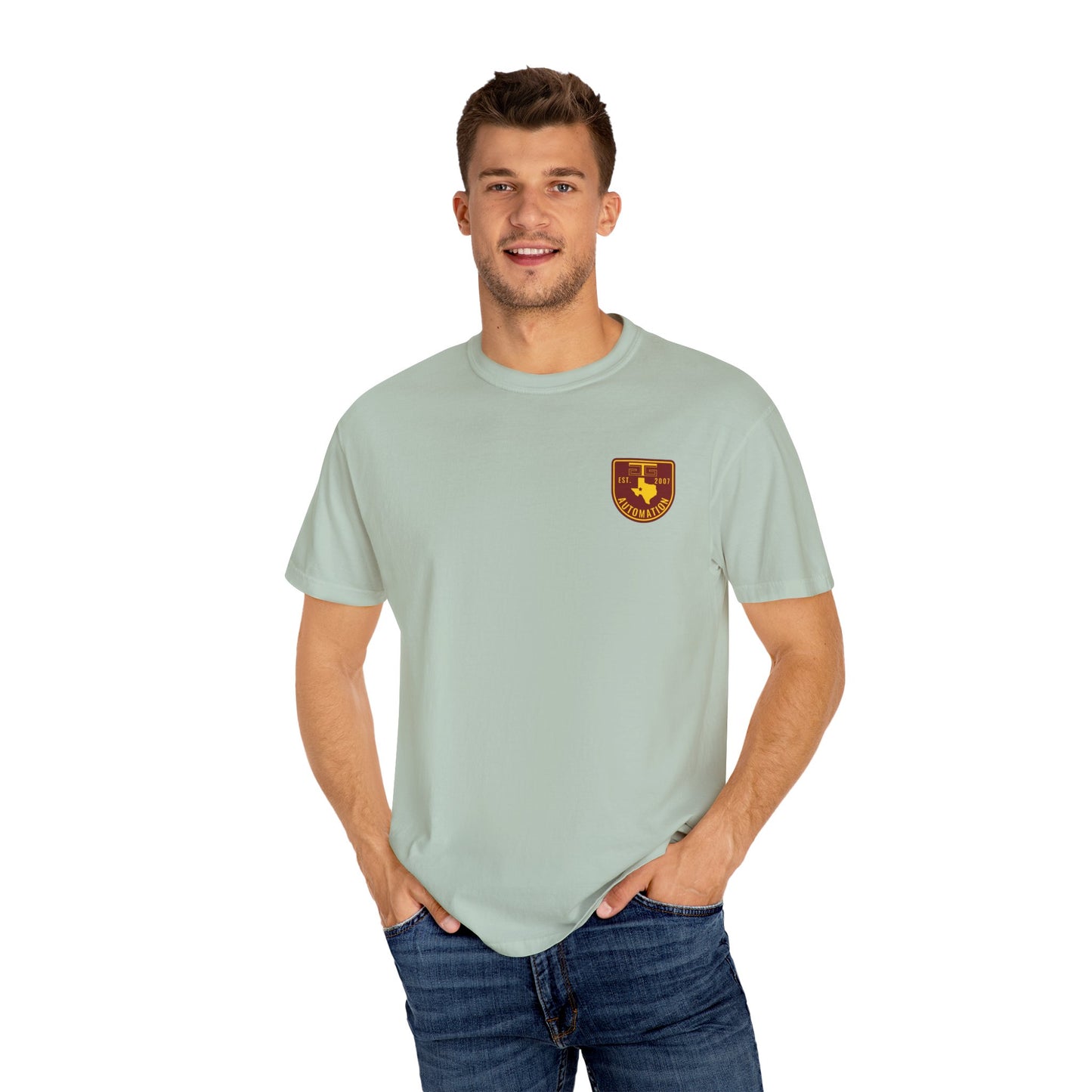 Volts Wagon GTG Automation Color Badge Logo T-shirt
