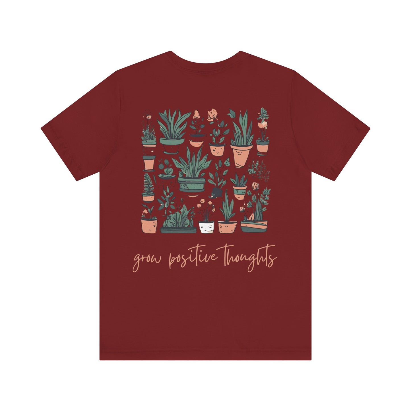 Grow Positive Thoughts RDG Unisex Jersey Short Sleeve Tee