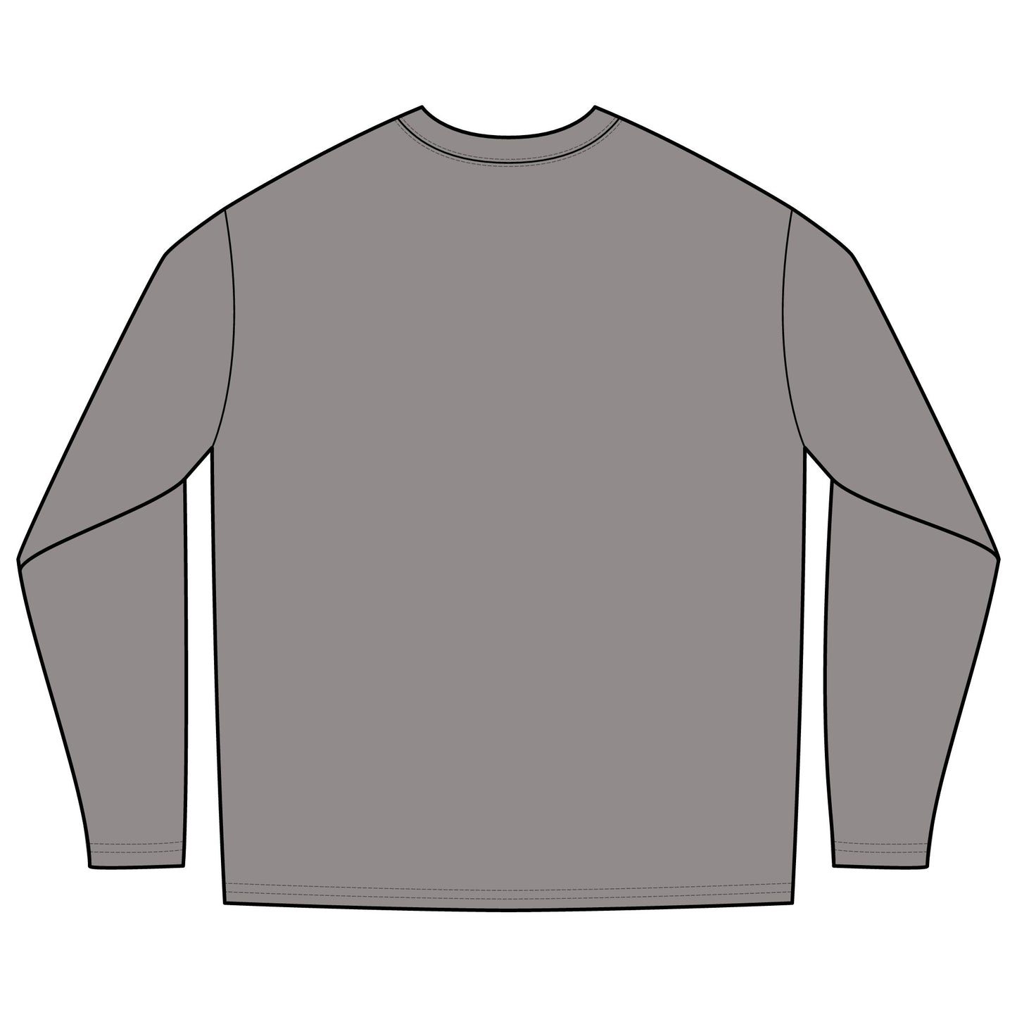 GTG Badge Long Sleeve Heather Colorblock Contender Tee