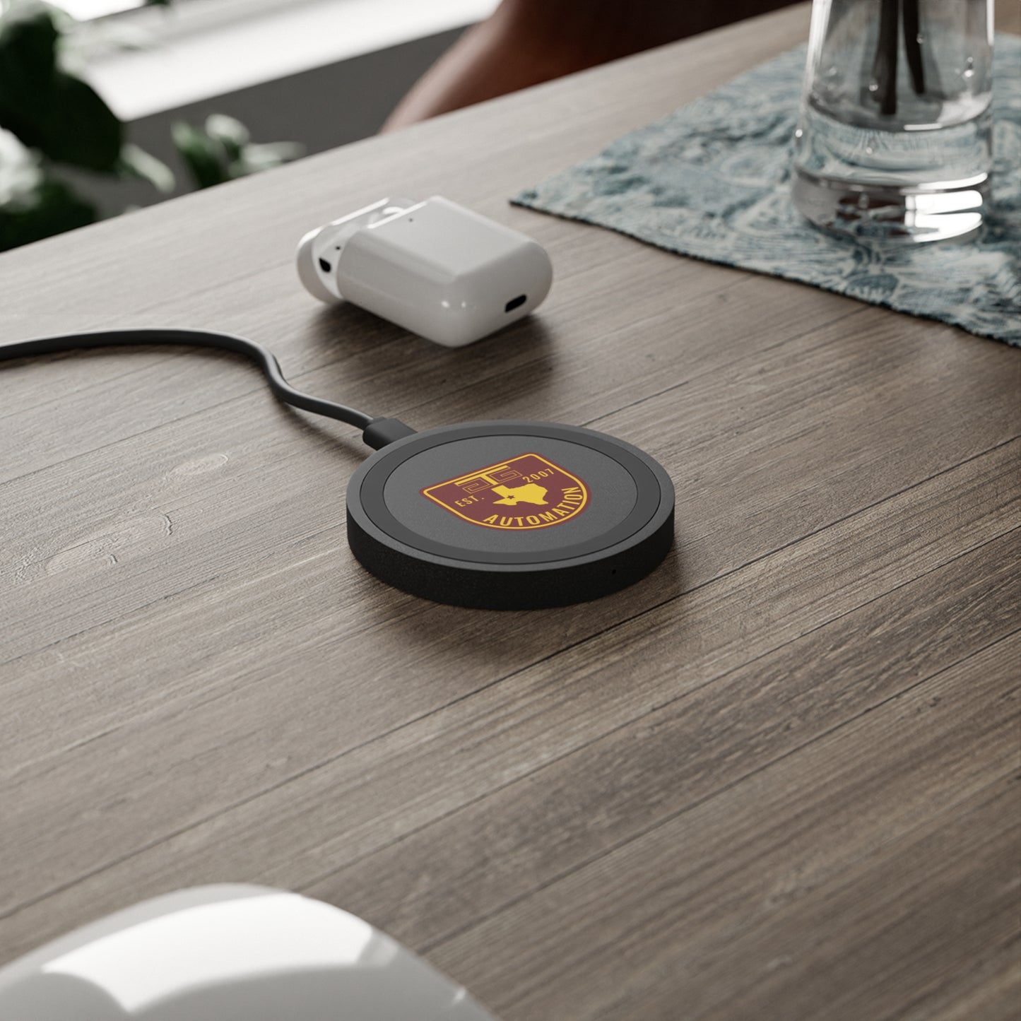 GTG Badge Logo Quake Wireless Charging Pad