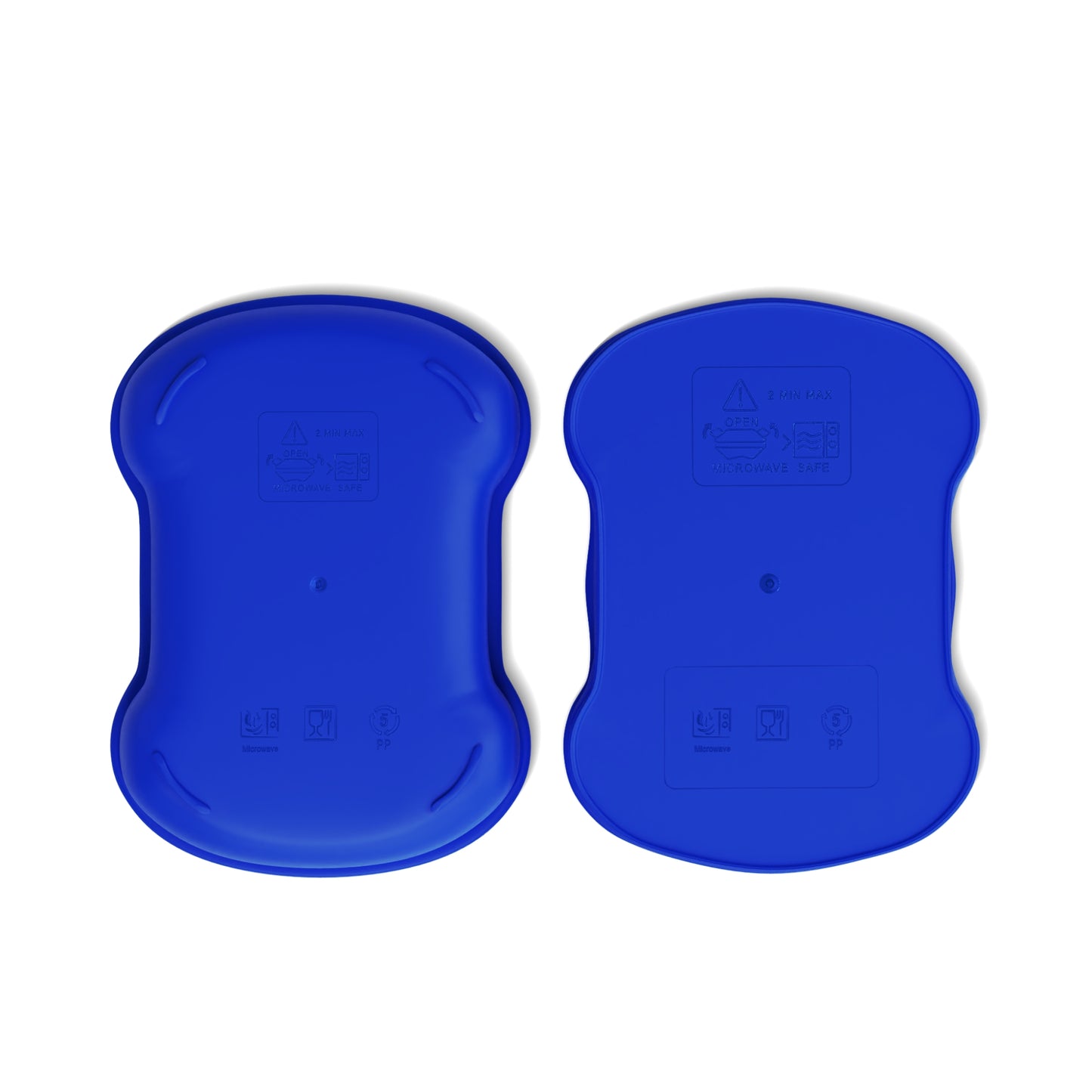 GTG Badge Logo Durable Two-Tier Bento Box with Spoon - Perfect for On-the-Go Meals