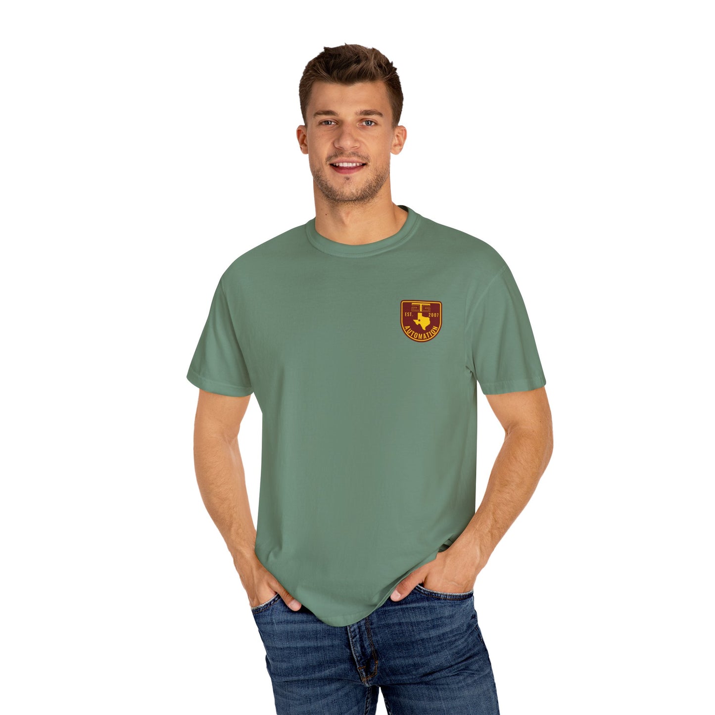 Volts Wagon GTG Automation Color Badge Logo T-shirt