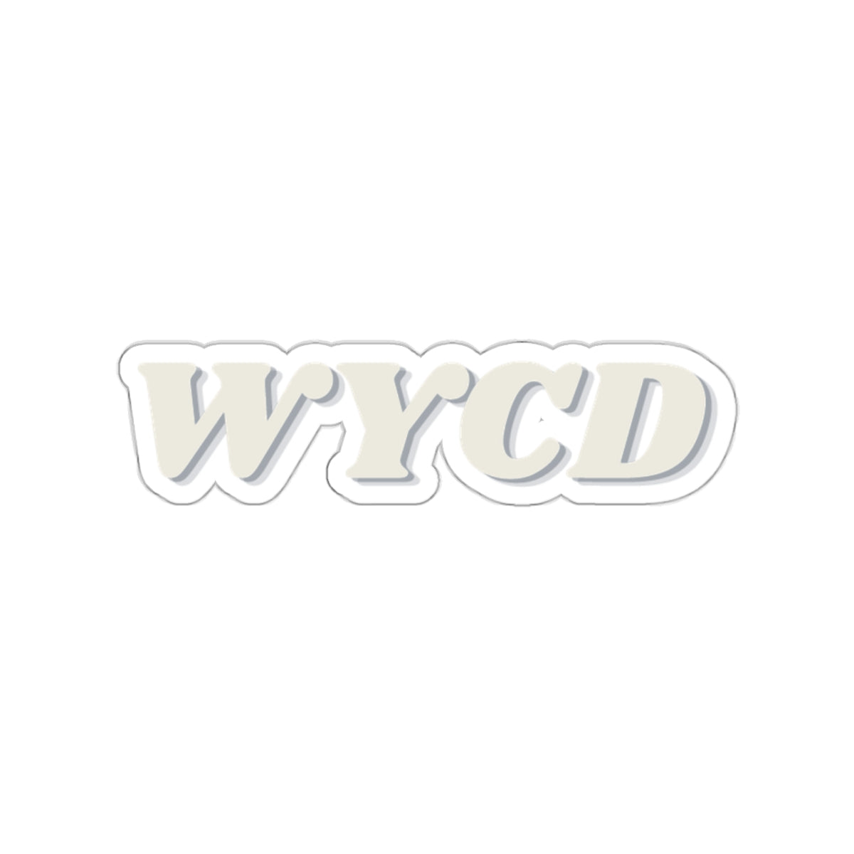 WYCD Kiss-Cut Stickers
