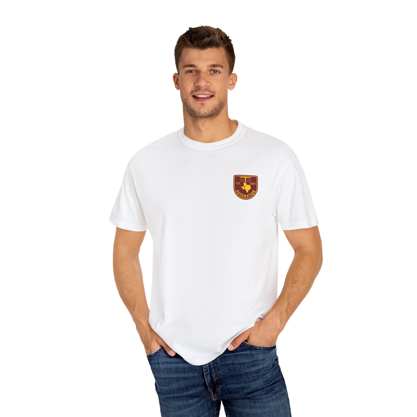 Volts Wagon GTG Automation Color Badge Logo T-shirt
