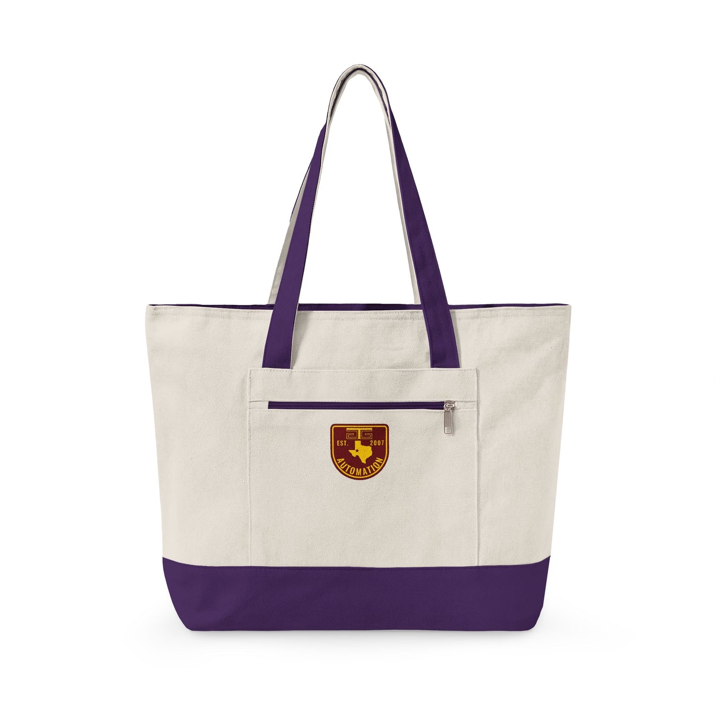 GTG Automation Zippered Canvas Tote