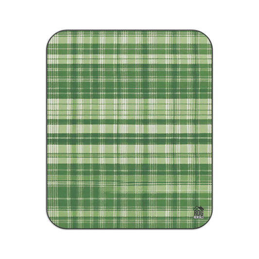 Green Plaid RDG Picnic Blanket