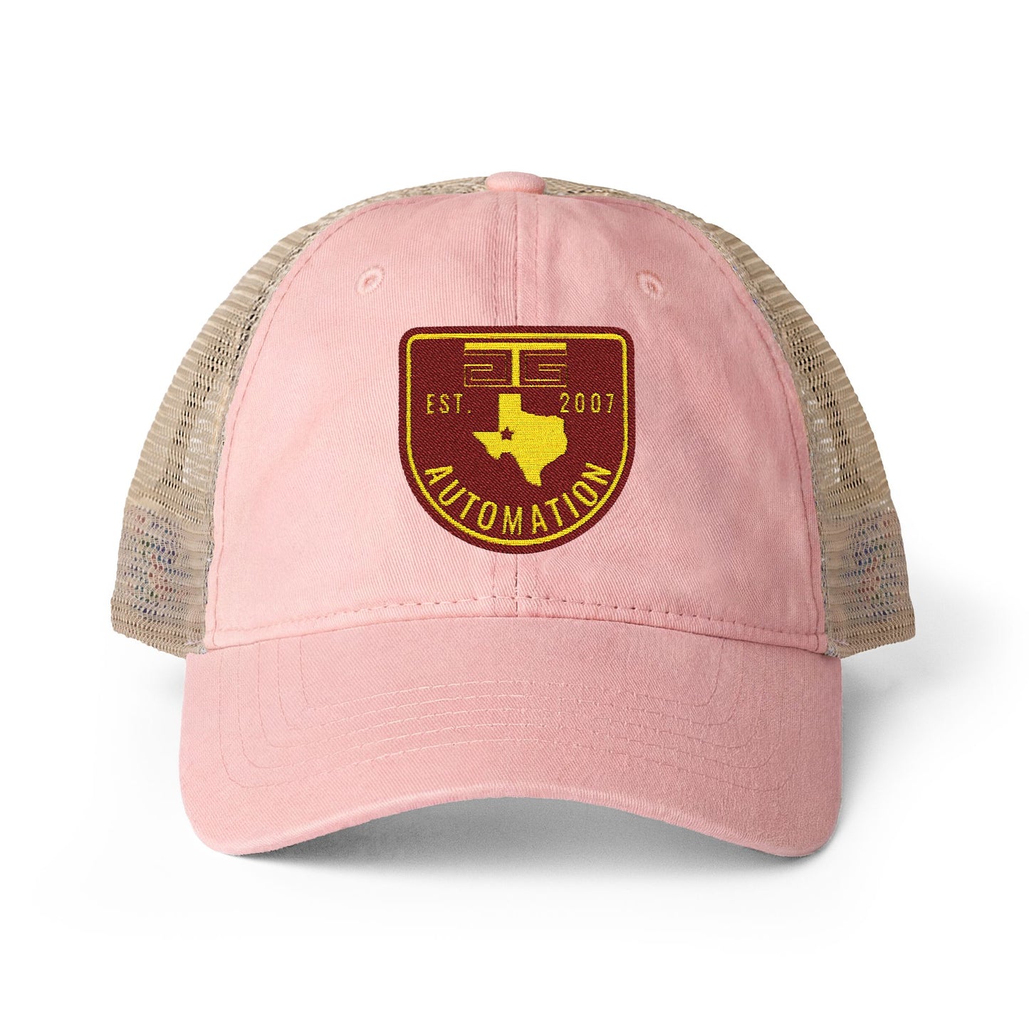 GTG Automation Women's Washed Mesh-Back Cap