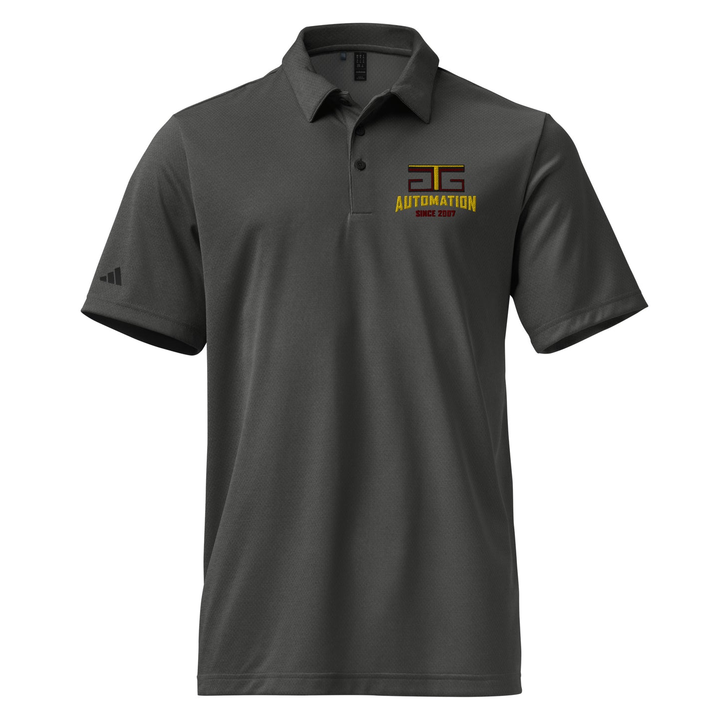 GTG Automation adidas space-dyed polo