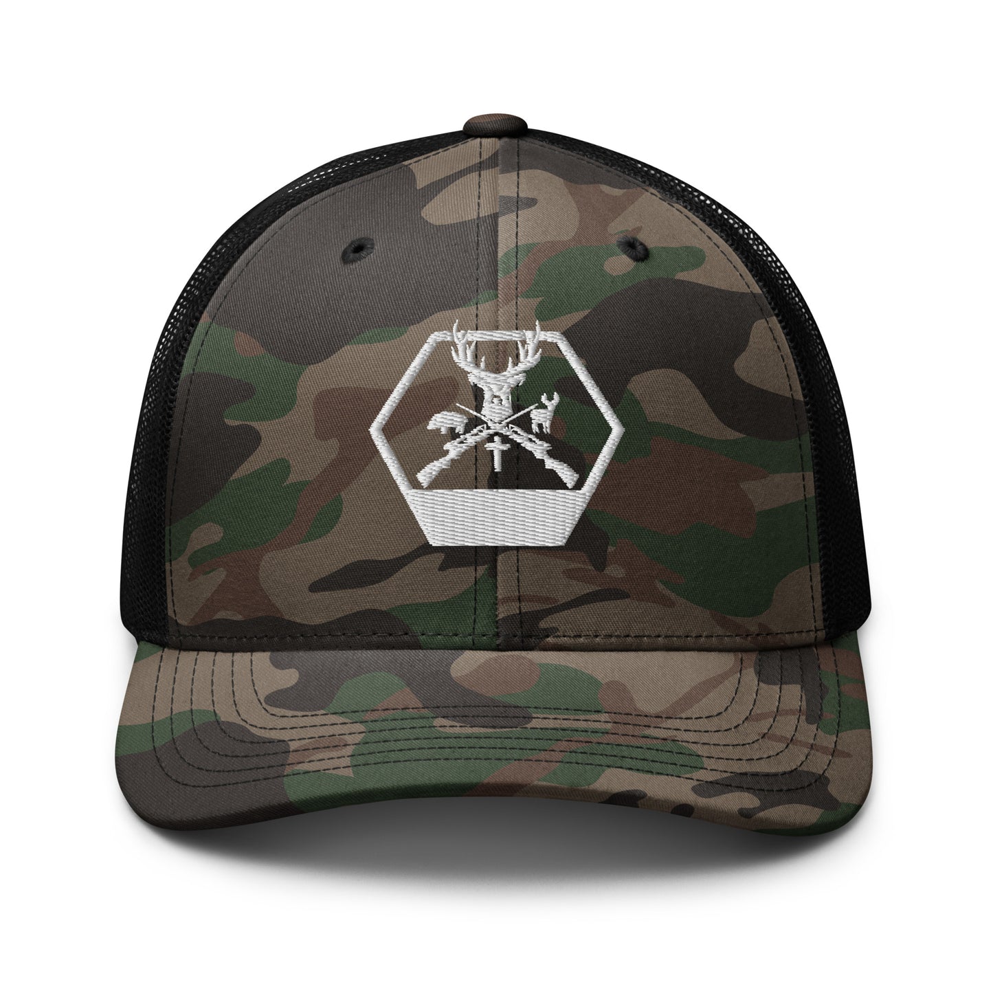 El Rancho Camouflage trucker hat